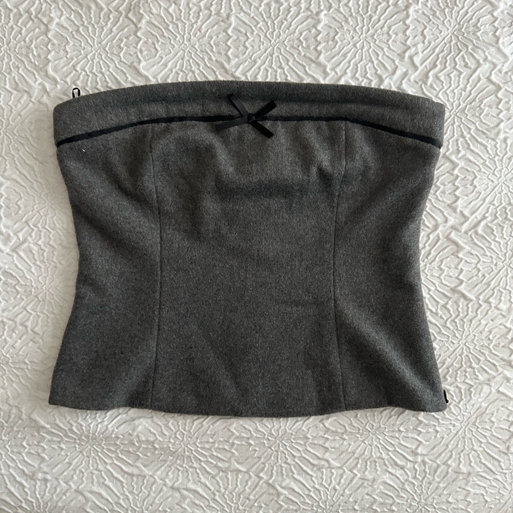 Zara Gray Tube Top